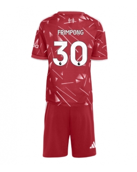 Liverpool Jeremie Frimpong #30 Maglia Gara Casa Repliche 2026-27 Bambino Maniche Corte